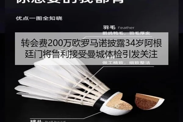 转会费200万欧罗马诺披露34岁阿根廷门将鲁利接受曼城体检引发关注